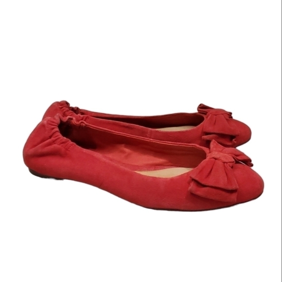 Schultz Womens Comfort Leather Ballet Flats Loafer Slip Bow on shoes sz … - Picture 1 of 12